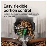 PETLIBRO Automatic Cat Feeder for 2 Cats, 5Gand2.4G WiFi Pet Feeders, 5L Programmable Cat Food Dispenser with Airtight Lock-Fresh Technology, Dual Stainless Steel Bowls, Low Food Sensor - Retail: $89
