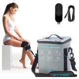 ICYTHRP Cold Therapy Machine with Programmable Timer, Portable Ice Machine for Knee After Surgery, Knee Replacement Recovery System for Pain Relief wCompression Pad for Shoulder, Hip and Ankle - Retai