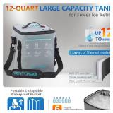 ICYTHRP Cold Therapy Machine with Programmable Timer, Portable Ice Machine for Knee After Surgery, Knee Replacement Recovery System for Pain Relief wCompression Pad for Shoulder, Hip and Ankle - Retai