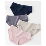 Adorel Teen Girls Underwear Cotton Panties Briefs Solid Color Pack of 8 Solid Color 11-12 Years (Manufacturer Size M) - Retail: $20