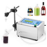 Hanchen Liquid Filling Machine 1-118 Ounce Bottle Filler Machine Automatic Liquid Dispenser Electric Digital Control Diaphragm Pump for Water Juice Cosmetic Oil Single Heads One Year Warranty 110~220V