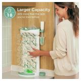 Momcozy DIY Larger Bottle Drying Rack for 18 Bottles, Space Saving Countertop Vertical Rack with Brushes Holder, Detachable Travel Bottle Rack for Baby Accessories and Pump Parts - Retail: $49