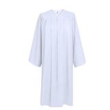 GradPlaza Economic Choir Robe, color: White, size: 48\ - Retail: $15in
