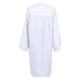 GradPlaza Economic Choir Robe, color: White, size: 48\ - Retail: $15in