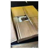 BEWAVE 3\ 10 Ft Mini Split Line Set Cover Kit, Decorative PVC Tubing Cover Kit for Mini Split Air Conditioners and Heat Pumps - Retail: $30in