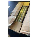 YEELOR Artificial Grass Rake, Double Sided Garden Hand Turf rake, Stainless Steel Long Pole Leaves Rake16 inch Wide for Garden Lawn Clean, Artificial Turf, Patios ,Carpets, Pet Hairs - Retail: $28