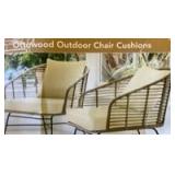 Ottowood 48x18s Outdoor Chair Cushions 2pk (teal) - Retail: $45