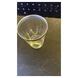 Premium Gold and Silver Rimmed Clear Plastic Cups - Bulk Set approx. 100 cups - Retail: $15