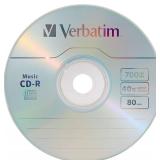 VER96155 - CD-R, 40X, 700MB80Min, Branded, 25PK - Retail: $10