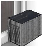 Qualward Mesh Window Air Conditioner Cover for Outside, Window AC Unit Screen, Ventilated Outdoor Window AC Protection, 25.5W*20.5D*18H - Retail: $17