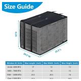 Qualward Mesh Window Air Conditioner Cover for Outside, Window AC Unit Screen, Ventilated Outdoor Window AC Protection, 25.5W*20.5D*18H - Retail: $17