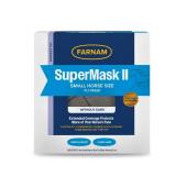 Farnam SuperMask II Horse Fly Mask Without Ears, Extended Coverage, Protects Eyes From Insects and Debris, Adjustable Throat Latch, Small Size - Retail: $18