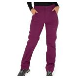Arctix Womenfts Convertible Trail Pant, Plum, 1X Tall - Retail: $36