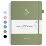 Undated 2025 Planner, Forvencer B5 Daily Weekly and Monthly Planner 2025-2026, 12 Months Calendar Agenda Planner Organizer Notebook, Simplified Large Schedule Book for Men Women, 7\ x 10\in - Retail: 