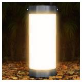 Glocusent 106 LED Camping Lantern Rechargeable, Up to 80Hrs, 5000mAh Lantern with 5 Brightness 3 Modes and SOS, IP68 Waterproof, Max 1200LM, Camping Light for Power Outages Hiking Emergency Hurricane 