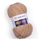 Yarnart Dolce Baby Yarn Soft Chenille Velvet Medium Yarn Blanket Amigurumi Crochet 50g (1.76oz) 93 Yards (747) - Retail: $7