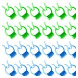 24 Pieces Nose Clips Nose Bleed Stopper Plastic Nose Clip Nose Pincher Nasal Clip Kit for Snoring Stop Accidental or Emergency Condition Swimming (Green, Blue) - Retail: $9