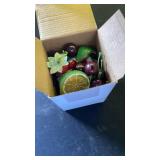 50 Pieces Fake Fruit Artificial Plastic Fruit, 14 Fake Strawberries, 12 Fake Cherries, 6 Fake Mulberries, 4 Fake Watermelon Slices, 10 Fake Blueberries, 4 Fake Lemon Slices for Christmas Decor - Retai
