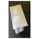 JEMYGINS Mens Formal Silver Necktie and Pocket Square, Hankerchief and Tie Bar Clip Sets (6) - Retail: $10