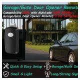 3 Replacement for Multicode Garage Gate Door Opener Remote,3089,308911,MCS308911,10 Dip Switch,Black,300mhz - Retail: $14