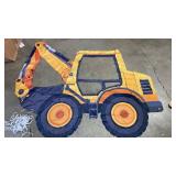 Construction Backhoe Fabric Wall Decor for Party - Retail: $25