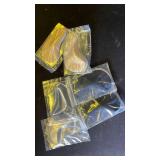 Zucnana Extra Soft Gel Arch Support Inserts - 6 Pairs (2 Clear, 2 Black, 2 Tan) - Retail: $12
