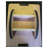 Balance Board Wooden Wobble Board for Adults Anti-Slip Board for Physical Therapy and Core Strength, Ideal Balance Board for Standing Desk with Ankle Support - Retail: $22
