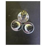Hibbent 3 Pack Upgraded 3 in 1 Bathroom Sink Drain Strainer, Universal Pop Up Stopper with Removable Stainless Steel Filter Basket Hair Catcher, Sink Plug for 1.1ftft~2.36ftft Basin, Brass Core, Chrom