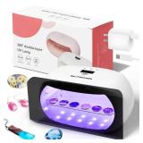 ButiResin UV Light for Resin | 360° Ring Double-Layer Curing | Magnetic UV Baffle Design | Double-Sided Timer (135 Min) | 56-LED 60W Fast-Curing Lamp | USB-Powered for Jewelry, Molds and DIY Crafts -