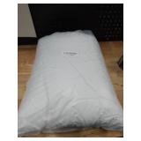 Artscope Synthetic Down Pillow Insert, 20x20 Down Alternative Throw Pillow Insert. Ultra Soft Fluffy Sleeping Pillow with 100percent Cotton Cover, Decorative Pillows Set of 1-White. - Retail: $36