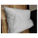 Artscope Synthetic Down Pillow Insert, 20x20 Down Alternative Throw Pillow Insert. Ultra Soft Fluffy Sleeping Pillow with 100percent Cotton Cover, Decorative Pillows Set of 1-White. - Retail: $36