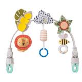 Taf Toys Savannah Adventures Arch | Activity Arch with Fascinating Toys, Stimulates Babys Senses and Motor Skills Development | Newborn and Baby Toys 3-6 Months | Use on Strollers, Bassinets, Crib -