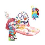 dearlomum Baby Play Mat Baby Gym,Funny Play Piano Tummy Time Baby Activity Mat with 5 Infant Sensory Baby Toys and 2 Baby Book Toys, Boy and Girl Gifts for Newborn 0 to 3 6 9 12 Months(Pink) - Retail: