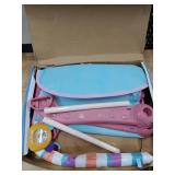 dearlomum Baby Play Mat Baby Gym,Funny Play Piano Tummy Time Baby Activity Mat with 5 Infant Sensory Baby Toys and 2 Baby Book Toys, Boy and Girl Gifts for Newborn 0 to 3 6 9 12 Months(Pink) - Retail:
