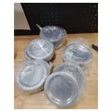 Sabary 600 Count Clear Plastic Plates 6 Inch Plastic Dessert Plates Round Clear Disposable Dinner Dish for Home Wedding Christmas Party Picnic Restaurant Catering - Retail: $46