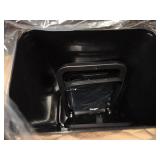 ITCPRL Bathroom Trash Can with Lid, 2 Pack 4 Gallons15 Liters Garbage Can with Pop-Up Lid, Small Plastic Trash Can, Slim Trash Bin Waste Basket for Bathroom, Bedroom, Office, Living Room(Black) - Reta