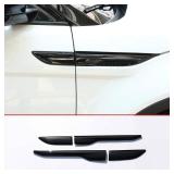 METYOUCAR ABS Side Door Fender Air Vent Outlet Trim for Land Rover Range Rover Evoque 2012-2017 (Piano Black) - Retail: $21