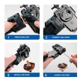 AIBREAY X String Launcher, X Winder Launcher with Grip, Two Launch Mode, Battling Gyro Accessories(Black) - Retail: $10