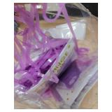 Voircoloria 3 Pack 3.3 x 8.2 ft Pastel Purple Foil Fringe Backdrop Curtains, Tinsel Streamers Birthday Party Decorations, Fringe Backdrop for Graduation, Baby Shower, Gender Reveal, Disco Party - Reta