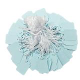 Acoeitl 300 Pcs 1.38x0.87 in Light Blue Blank Jewelry Price Tags with String Attached Retail Paper Gift and Sale Hang Tag Handwritten Price Display Lables for Pricing Clothes Necklace and Merchandise 