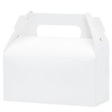 UnicoPak 30 Pack White Gable Treat Boxes Party Favor Boxes for Goodie Snacks Cookie Candy Toys Birthday Party Wedding Shower Holidays 6.5x3.5x4 Inches - Retail: $10