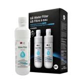 LG LT1000P2 6-Month  200 Gallon Refrigerator Replacement Water Filter, Reduces Chlorine, 2 Count (Pack of 1), White. - Retail: $100
