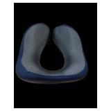 Malvoc Navy Blue Travel Neck Pillow with Eye Masks - Retail: $15