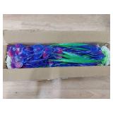 AQUANEAT Artificial Fish Tank Plants, Plastic Aquarium Accessories Large, 15.5 inch Purple Decorations, 2pcs - Retail: $9