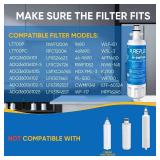 PUREPLUS 9690 Replacement for kenmore Elite 469690 LG LT700P RFC 1200A ADQ36006102 ADQ36006101 LFX28968ST RWF1052 RWF1200A LFXS29626S LFXS30766S LFX31925ST LFX31945ST Refrigerator Water Filter, 4Pack 
