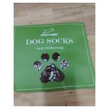 EXPAWLORER Anti Slip Dog Socks to Prevent Licking Paws, Dog Shoes for Hot Pavement, Dog Booties for Small Medium Large Senior Dogs, Traction Control Boots and Paw Protectors for Hardwood Floors Coffee