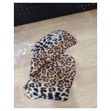 Avidlove Nightgown Womenfts Sleeveless Sleepwear Comfy Sleep Shirt Scoopneck Nightshirt (Leopard, Large) - Retail: $13