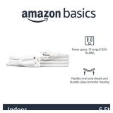Amazon Basics Extension Cord, 6 Ft, 3 Prong Outlet Extender, Indoor Extension Cord, 13 Amps, 125V, White - Retail: $8