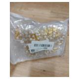 Jadive 30 Pieces Mini Rosaries Baptism Rosary Beads Finger Baptism Rosaries Bulk with Organza Bags for First Communion Christening Christmas Weddings Party Favors (Gold) - Retail: $21