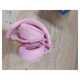 Kids Headphones with Microphone for School, 8594 dB Volume Limit, Wired Over Ear Girls Headphones for Kids with Stereo Sound 3.5mm Wired Cord for Kindle Tablet Airplane Travel, Pink - Retail: $20